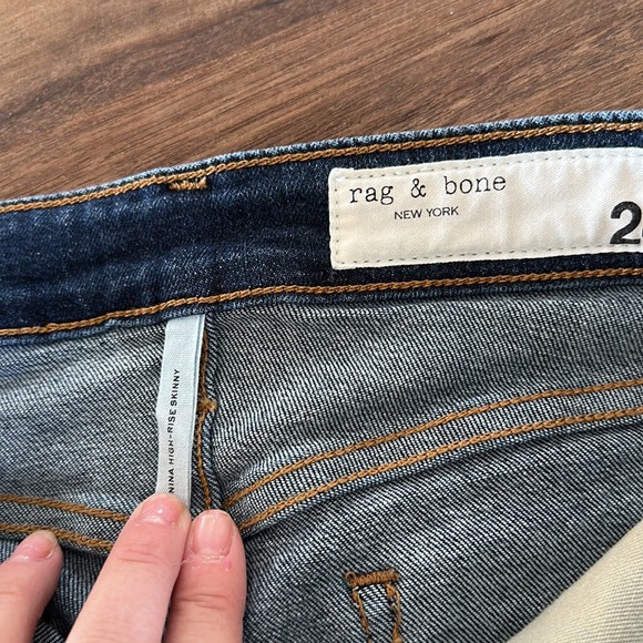 EUC rag & bone Niña high Rise Skinny - Picture 4 of 4